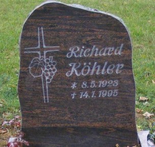 Grabstein Richard Köhler